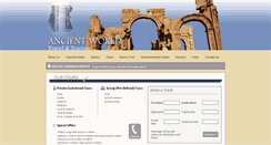 Desktop Screenshot of ancientworldtours.com